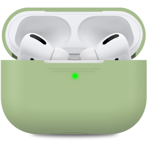 Силіконовий чохол AhaStyle для Apple AirPods Pro Green (AHA-0P300-GRN) ТОП в Вінниці