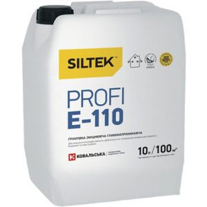 Грунтовка Siltek, що зміцнює Е-110 Profi 10 кг (Е9793) краща модель в Вінниці