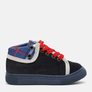 Кеди дитячі шкіряні VUVU KIDS Navy NBK 227 30 (12.5) (11.5) Сині (8380000322730) краща модель в Вінниці