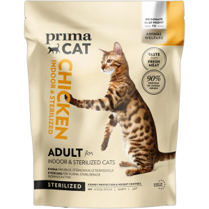 Сухой корм для стерилизованных котов Prima Cat Chicken Cat Food For Sterilized Adult Cats 4 кг (6430076890962) надежный