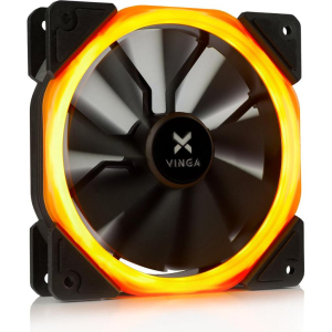 Кулер для корпусу Vinga LED fan-01 orange в Вінниці