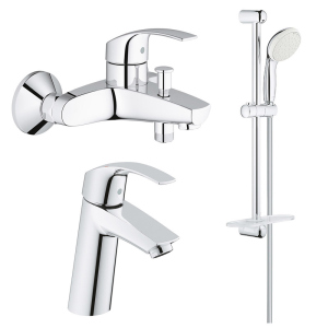 Набір змішувачів Grohe Eurosmart M-Size 123246M краща модель в Вінниці