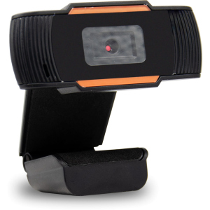 Веб-камера OKey WebCam HD 720P Black/Orange (WB100) лучшая модель в Виннице