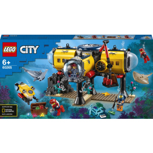 Конструктор LEGO City Океан: дослідницька база 497 деталей (60265)