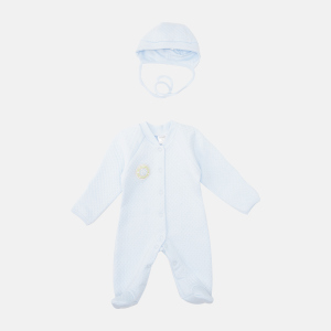 Людина тепла + шапочка Garden Baby Капітон 40174-15 62 см Блакитні (4814017415223) рейтинг