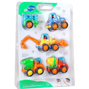 Набор игрушечных машинок Hola Toys Фермерская техника 4 шт (326) (6944167132669)