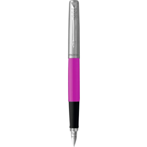 Ручка перова Parker Jotter 17 Plastic Pink CT FP F (15 511) ТОП в Вінниці