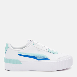 Кеды Puma Carina Lift Shadow 38191502 38.5 (5.5) 24.5 см Puma White-Eggshell Blue (4063699818697) ТОП в Виннице