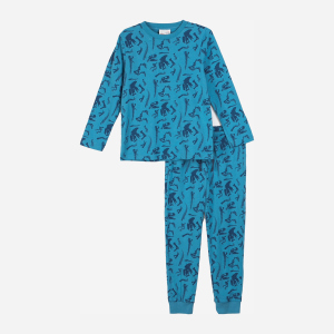 Піжама (лонгслів + штани) Coccodrillo Pyjamas ZC1448104PJS-014 104 см Синя (5904705589578) ТОП в Вінниці