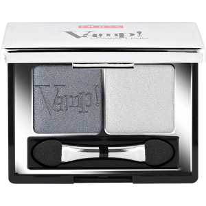 Тени для век Pupa Vamp! Compact Duo Eyeshadow №09 Silver Stone 2.2 г (8011607238033) ТОП в Виннице