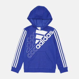 Худі дитяче Adidas Logo Hd Swt GS2189 134 см Boblue/White (4064054545548)