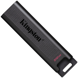 Kingston DataTraveler Max 512GB USB 3.2 Gen 2 Type-C Black (DTMAX/512GB) надежный