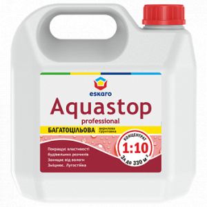 Грунтовка Eskaro Aquastop Professional 10 л ТОП в Виннице