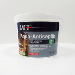 Лазур-антисептик для дерева MGF AQUA-ANTISEPTIK 10 л в Вінниці