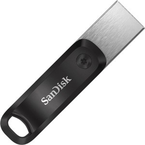 Sandisk iXpand Go 128 Gb, USB 3.0/Lightning для Apple (SDIX60N-128G-GN6NE) надійний