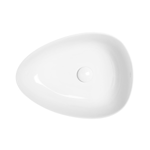 Раковина-чаша Qtap Leo 400х350х160 White з донним клапаном QT1111A053W ТОП в Вінниці