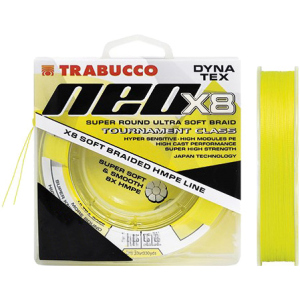 Шнур Trabucco Dyna-Tex Neo X8 Light Yellow 150 м х 0.16 мм 8.16 кг (054-11-016) лучшая модель в Виннице