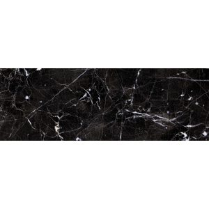 Настенная Облицовочная Плитка Super Ceramica Rev Carrara Negro Brillo 20*60 Плитка 200x600 мм