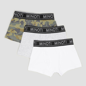 Трусики-шорти Minoti 7B BRIEF 4 35100JNR 116-122 см 3 шт Мілітарі (5059030615840) ТОП в Вінниці