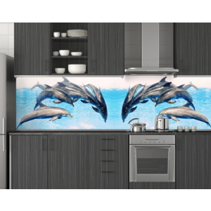 Стеновая панель кухонная, Животные 62x205см. (s_01_s_an127_Q) рейтинг