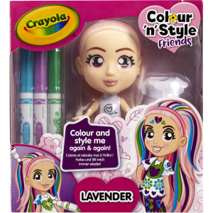 Набір для творчості Crayola Colour n Style Стильні дівчата Лаванда (918940.005) (8720077189409) краща модель в Вінниці