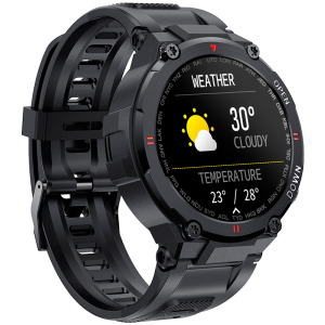 Смарт-годинник Gelius Pro G-WATCH GP-SW008 Bluetooth Call IPX7 Black (2099900873041) краща модель в Вінниці