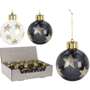 Набір ялинкових куль Christmas Decoration 8 см 12 шт (ABJ432900) ТОП в Вінниці