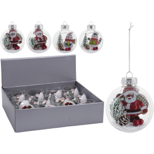 Набір ялинкових куль Christmas Decoration 8 см 12 шт (CAA724890) краща модель в Вінниці