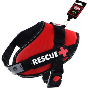 Шлей посилений Pet Nova Rescue+ S 45-55 см Червоний (HA-RESCUE-RE-S) (5903031442212) ТОП в Вінниці