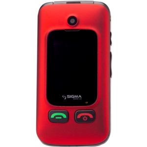 Мобильный телефон Sigma mobile Comfort 50 Shell Dual Sim Black/Red лучшая модель в Виннице