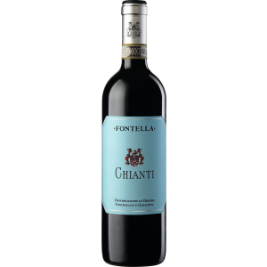 Вино Fontella Chianti червоне сухе 0.75 л 12.0% (8003545000421) краща модель в Вінниці