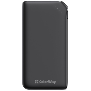 УМБ ColorWay 10000 mAh Soft touch 18W Black (CW-PB100LPE3BK-PD) в Виннице