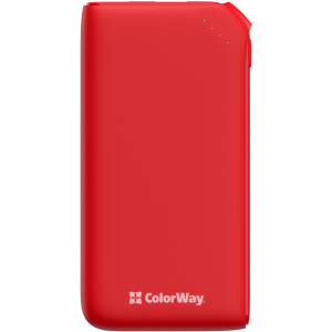 УМБ ColorWay 10000 mAh Soft touch 18W Red (CW-PB100LPE3RD-PD) ТОП в Вінниці