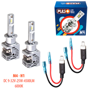 Автолампи Pulso M4-H1/LED-chips CREE/9-32v/2x25w/4500Lm/6000K (M4-H1) ТОП в Вінниці