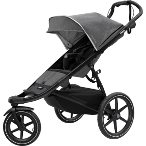 Дитячий візочок Thule Urban Glide 2 Black - Grey Melange (TH10101948) краща модель в Вінниці