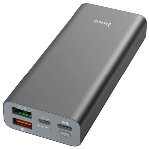 хорошая модель УМБ Hoco J51 Cool Widely 10000 mAh Metal Gray