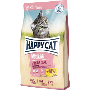 Сухий корм Happy Cat Minkas Junior Care Geflugel для кошенят віком від 4 - 12 місяців з птицею 1.5 кг (70374 / 4001967108163) в Вінниці