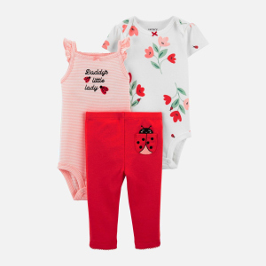 Комплект (боди 2 шт + леггинсы) Carters 1K443210 80 см 600 R Red (194135099296) ТОП в Виннице