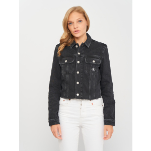 купити Джинсова куртка Calvin Klein Jeans Cropped 90s Denim Jacket J20J216492-1BY L Denim Black (8719854103448)