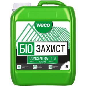 хороша модель Грунтовка Біозахист Concentrat 1:6 Weco зелений 5 л