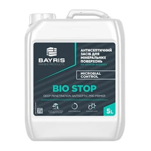 Антисептик для мінеральних поверхонь Bio Stop Bayris 5 л