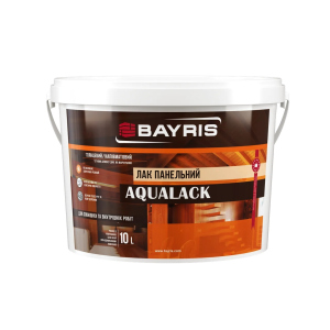 Лак панельный акриловый Aqualack Bayris глянцевый-полуматовый 10 л в Виннице