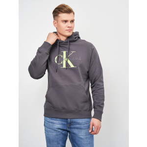 Худи Calvin Klein Jeans Seasonal Monogram Regular Hoodie J30J314557-PCK S Gray Pinstripe (8719854531302) в Виннице