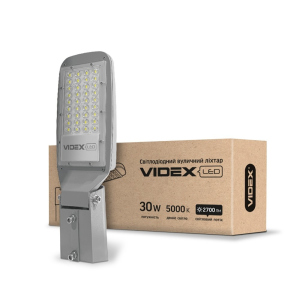 LED фонарь уличный VIDEX (поворотный) 30W 5000K лучшая модель в Виннице