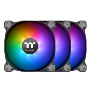 Вентилятор Thermaltake Pure 12 ARGB Sync TT Premium 3 Pack (CL-F079-PL12SW-A), 120х120х25 мм, 4pin, чорний в Вінниці