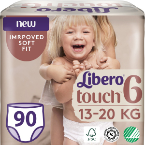 Підгузки-трусики Libero Touch Pants 6 13-20 кг одноразові 90 шт (7322541430416) ТОП в Вінниці