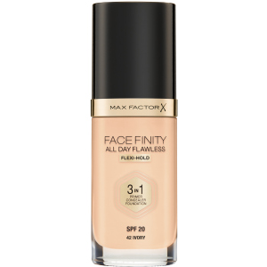 Тональная основа Max Factor Facefinity All Day Flawless 3 в 1 №42 Ivory 30 мл (3614227923300) надежный