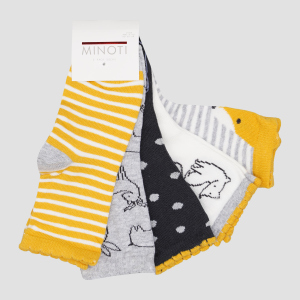 Набір шкарпеток Minoti Tg Sock 32 35229JNR 29-30 5 пар Жовтий (5059030619978) ТОП в Вінниці