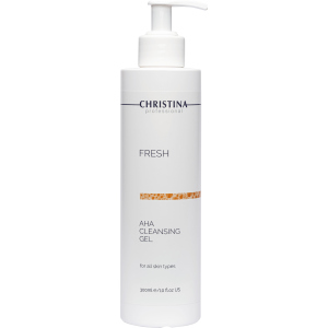 Мыло с альфагидроксильными кислотами Christina Fresh AHA Cleansing Gel 300 мл (7290100360224) ТОП в Виннице