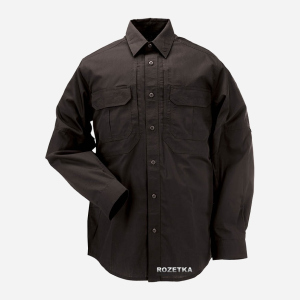 Рубашка тактическая 5.11 Tactical Taclite Pro Long Sleeve Shirt 72175 XXL Black (2000000111858) ТОП в Виннице